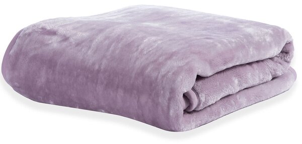 Κουβέρτα Βελουτέ Μονή (170x220) Nef-Nef Homeware Loft Lilac-1204