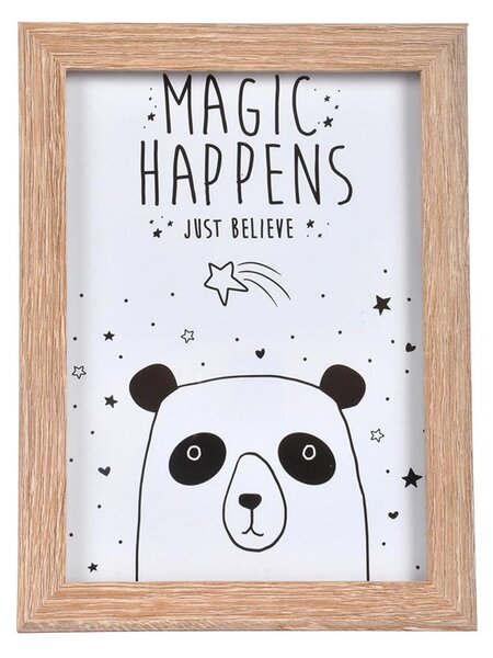 Παιδικό Καδράκι/Κορνίζα L-C Wild Kids Panda 6CAD072