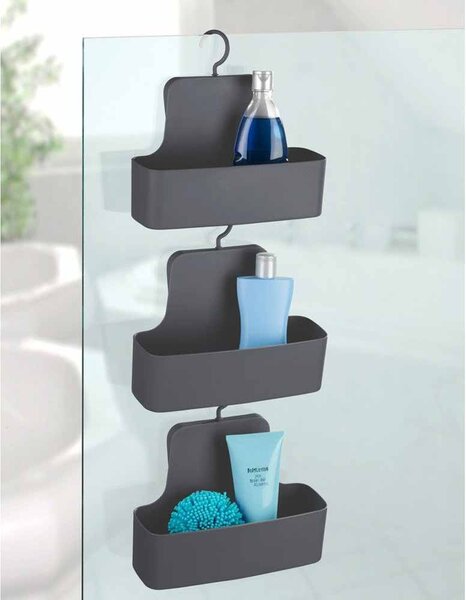 Κρεμαστό Καλάθι Αποθήκευσης (26x9x24) Wenko Barcelona Anthracite 23982100
