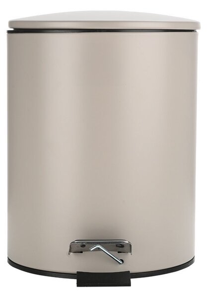 Κάδος Απορριμμάτων Μπάνιου (Φ20x28) Homely 5lt Classic Taupe Matt 02-5580