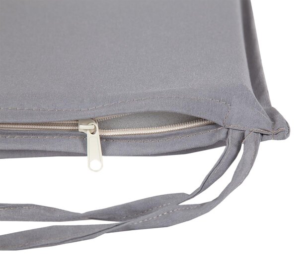 Μαξιλάρι Καρέκλας Με Φερμουάρ Be Comfy L.Grey 032