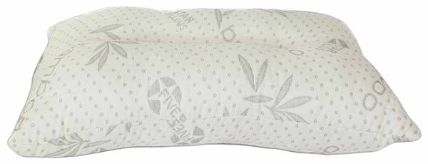 Μαξιλάρι Ύπνου Ανατομικό Μέτριο (50x70) Idilka Bamboo 12729 Hollowfiber