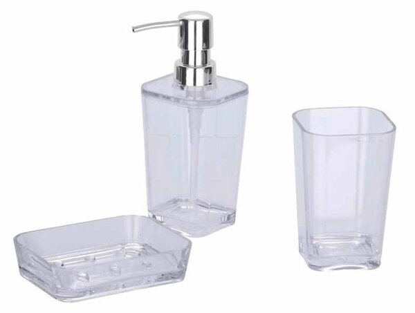Dispenser Μπάνιου 330ml Wenko Candy Transparent 20300100