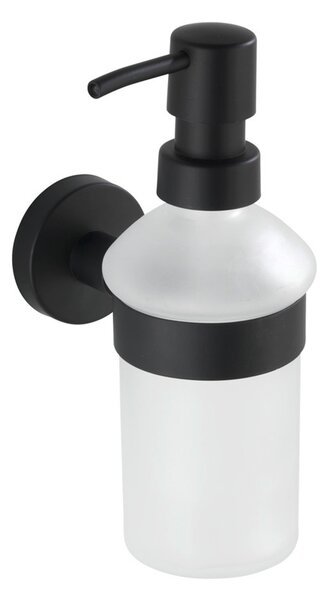Dispenser Μπάνιου Τοίχου 200ml Wenko Bosio Black Matt 24235100