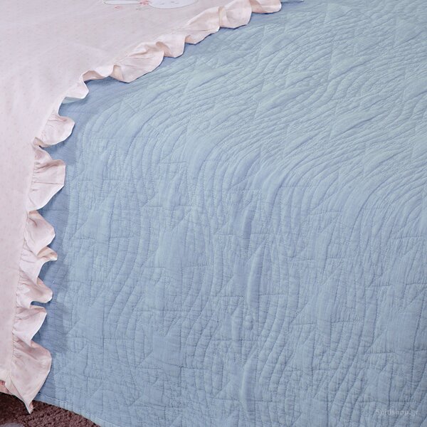 Κουβερλί Λίκνου (80x110) Nef-Nef Homeware Baby Stars Blue
