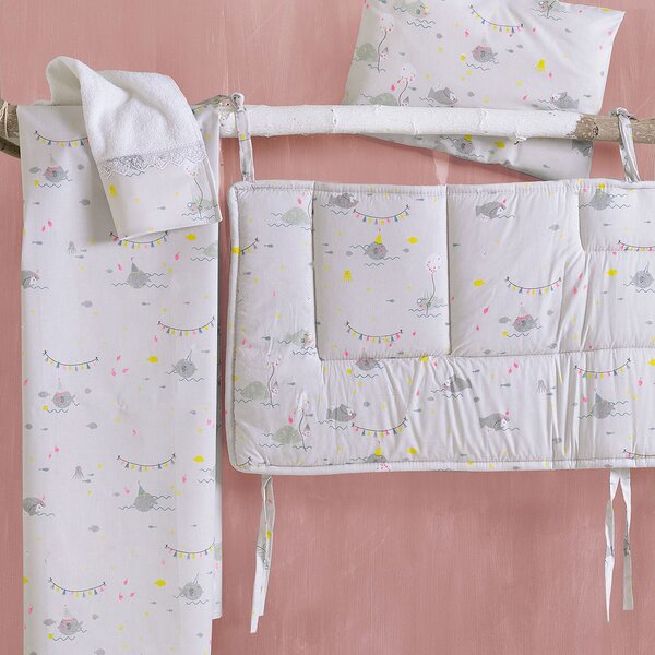 Πάντα Κούνιας (200x43) Rythmos Baby Fouska Grey