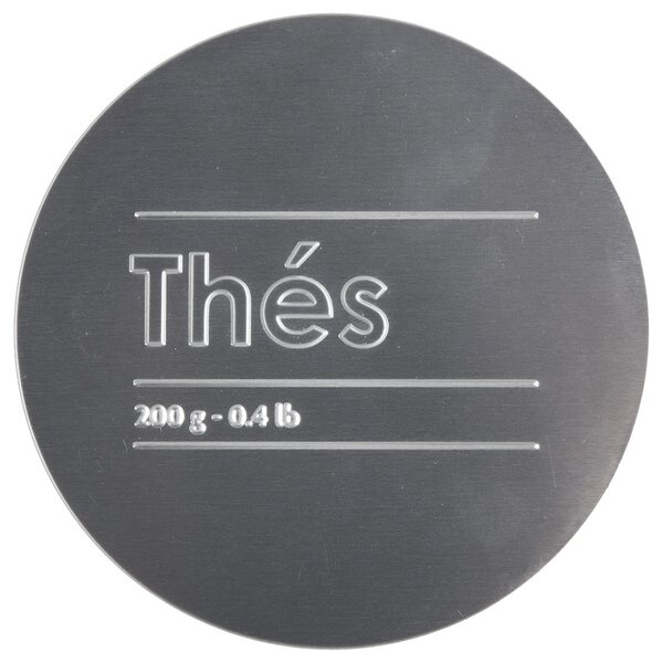 Δοχεία Για Τσάι (Σετ 3τμχ) F-V Embossed Black 136300