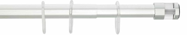 Πτυσσόμενος Βραχίονας Μπάνιου 120-220cm Grekon 1240 Glass Clear