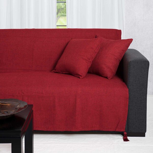 Ριχτάρι Καναπέ Τριθέσιου (180x300) Silk Fashion 9925 Κόκκινο