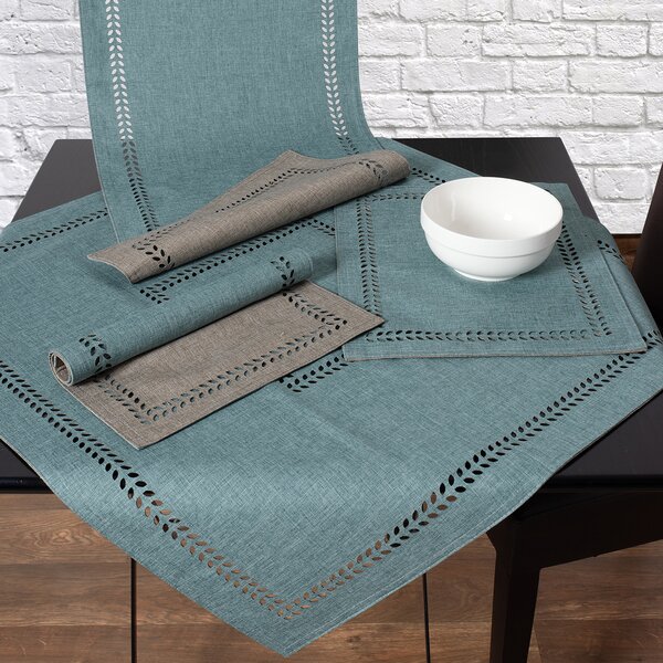 Σουπλά 2 Όψεων Silk Fashion BG18 Petrol/Grey