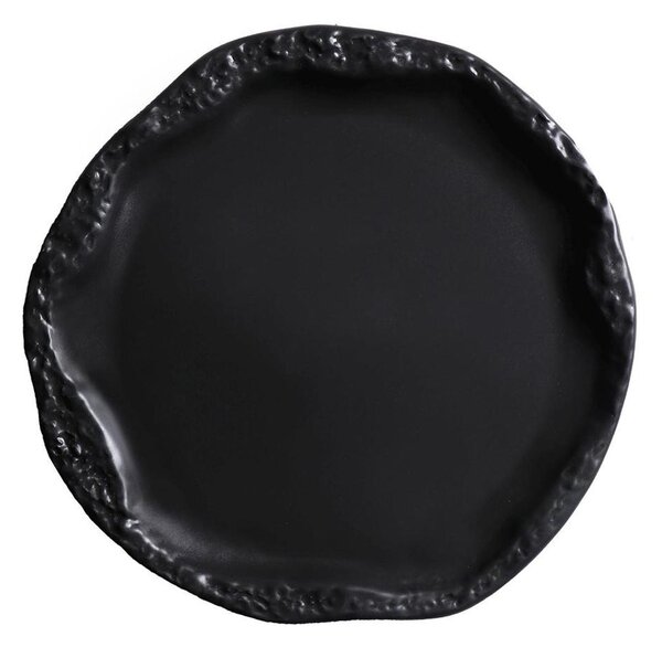 Πιάτο Φαγητού Ρηχό (Φ27) Espiel Matte Volcano Black Dust QAB102K4