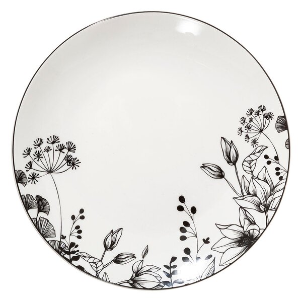 Πιάτο Φρούτου (Φ20) S-D White Floral 154846