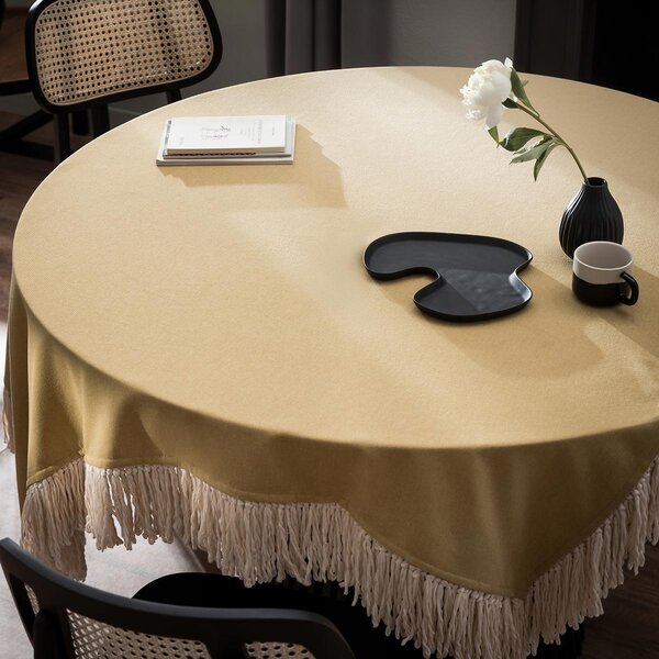 Τραπεζομάντηλο (165x165) Gofis Home Cersei Champagne Gold 453/37