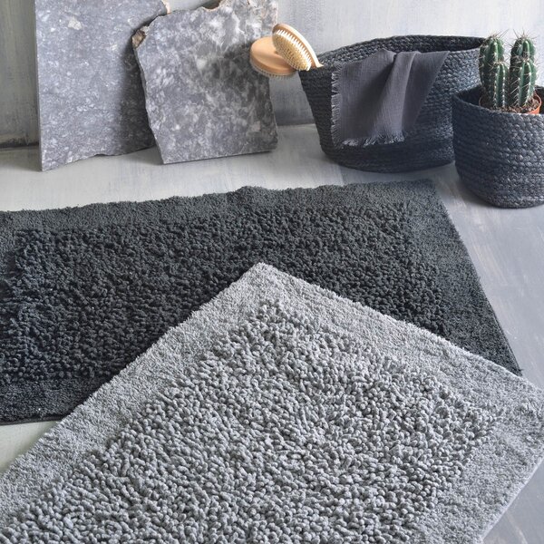 Πατάκι Μπάνιου (50x80) Rythmos Rimmon Grey