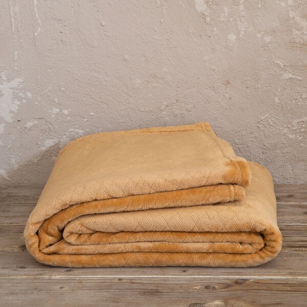 Ριχτάρι Καναπέ Διθέσιου Fleece (180x250) Kocoon Cosy Beige