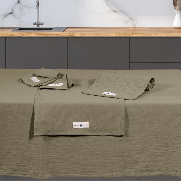 Τραπεζομάντηλο (140x240) Greenwich Polo Club Essential 2460 Khaki