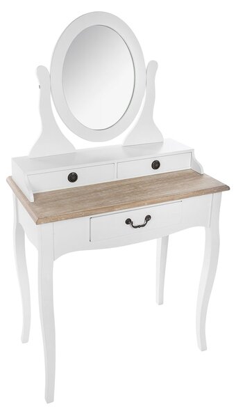 Μπουντουάρ Με Καθρέφτη (74x40x136) A-S Chrysa White 131000A