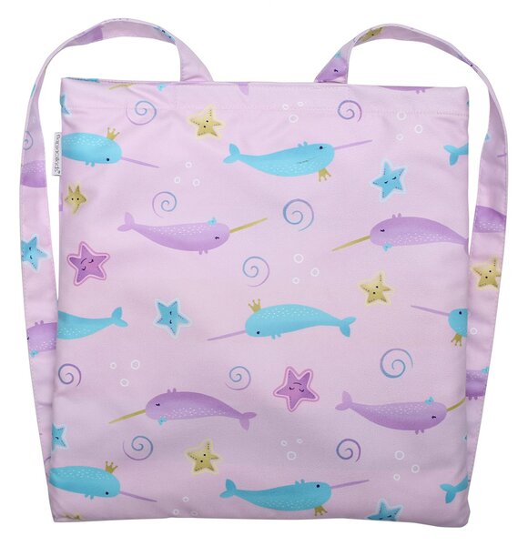 Παιδική Πετσέτα Θαλάσσης Microfiber 2 Όψεων (71x145) FlapjackKids Narwhal/Starfish