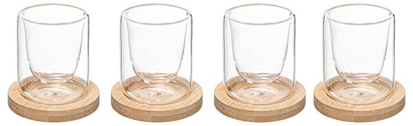 Φλυτζάνια Espresso 80ml + Σουβέρ (Σετ 8τμχ) S-D Clea 176954