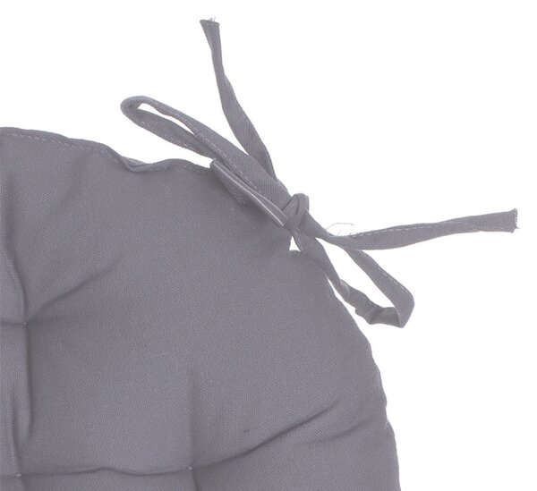 Μαξιλάρι Καρέκλας (Φ38) A-S Round Chairpad Grey 131649B