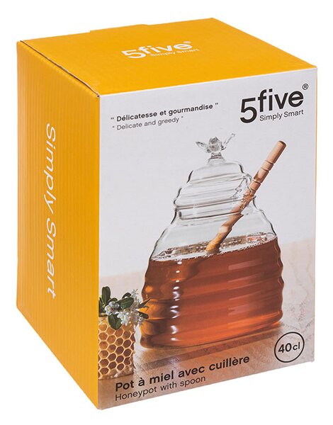 Μελιέρα Με Κουτάλι 400ml F-V Honey Jar 160613