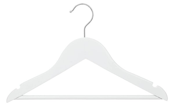 Παιδικές Κρεμάστρες Ρούχων (Σετ 4τμχ) A-S Hanger White 195840A