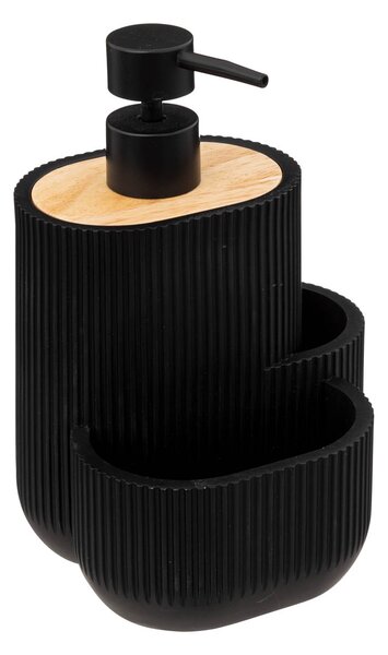 Δοχείο Υγρού Πιάτων + Θήκη Για Σφουγγάρι + Βούρτσα (13.5x12.5x18) F-V Blackwood 189787
