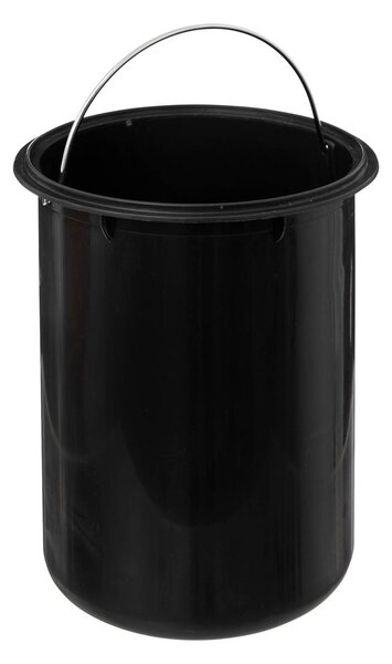 Κάδος Απορριμμάτων Μπάνιου (Φ16.8x25) F-V Black Lea 174995B