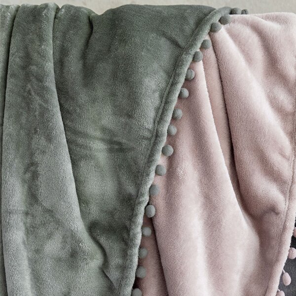 Ριχτάρι Καναπέ Διθέσιου Fleece (180x250) Nima Macia Sage Green