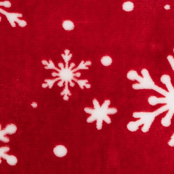 Χριστουγεννιάτικο Μαξιλάρι Βελουτέ (40x40) A-S Snowflakes 191558
