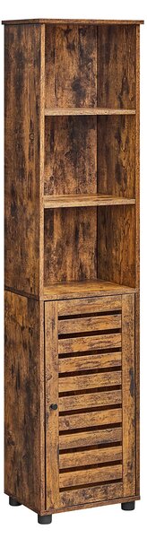 Στήλη Μπάνιου 3 Θέσεων Με Ντουλάπι (30x40x167) Songmics BBK160X01V3