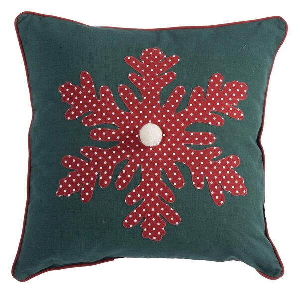Χριστουγεννιάτικο Μαξιλάρι (45x45) Nef-Nef Homeware Happy Snowflake