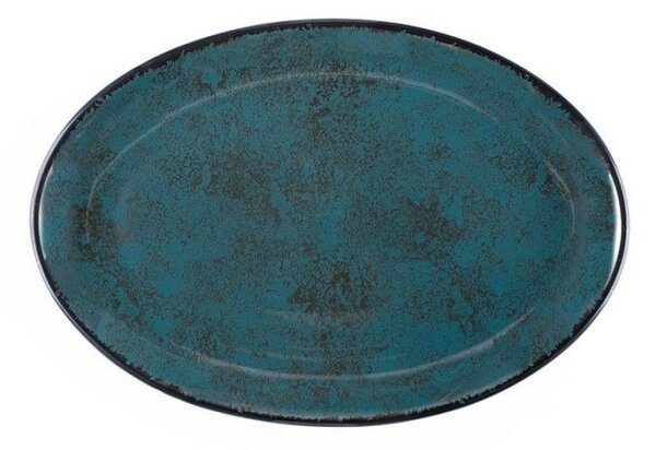 Πιατέλα Σερβιρίσματος Οβάλ (31εκ.) Oriana Ferelli Teal 18274-99