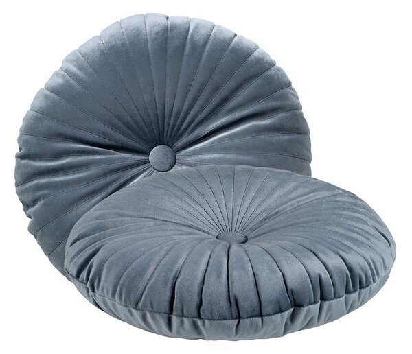 Διακοσμητικό Μαξιλάρι Βελουτέ (Φ38) Das Home Cushions 0270 D.Grey