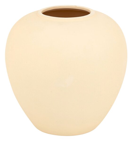 Διακοσμητικό Βάζο (Φ22x22) A-S Rily Beige 204293B