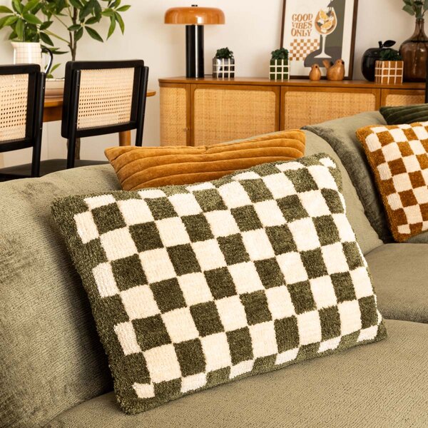 Διακοσμητικό Μαξιλάρι Μπουκλέ (38x58) A-S Family Corner Khaki 204454B