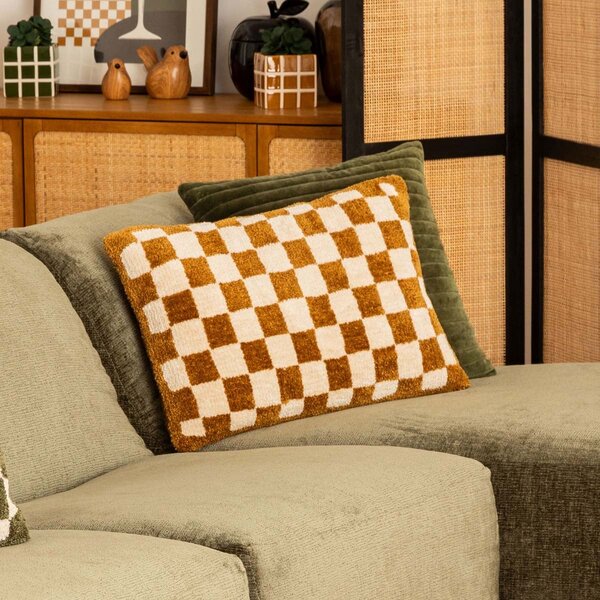 Διακοσμητικό Μαξιλάρι Μπουκλέ (38x58) A-S Family Corner Ochre 204454A