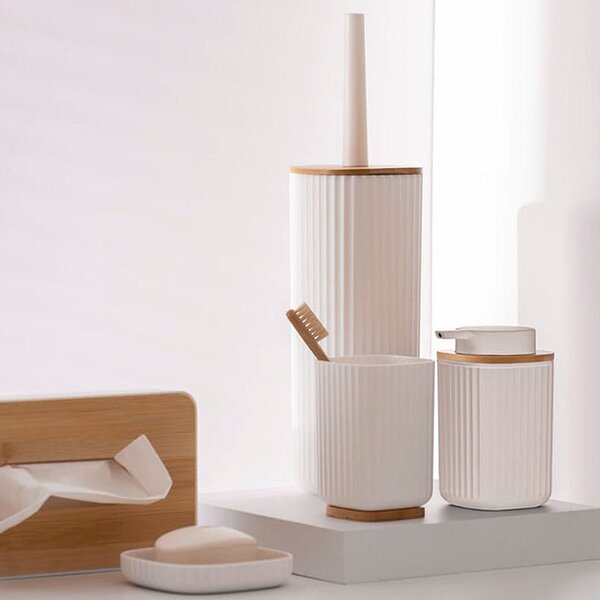 Dispenser Μπάνιου 250ml (8.9x7.5x12.7) Wenko Rotello White 25294100