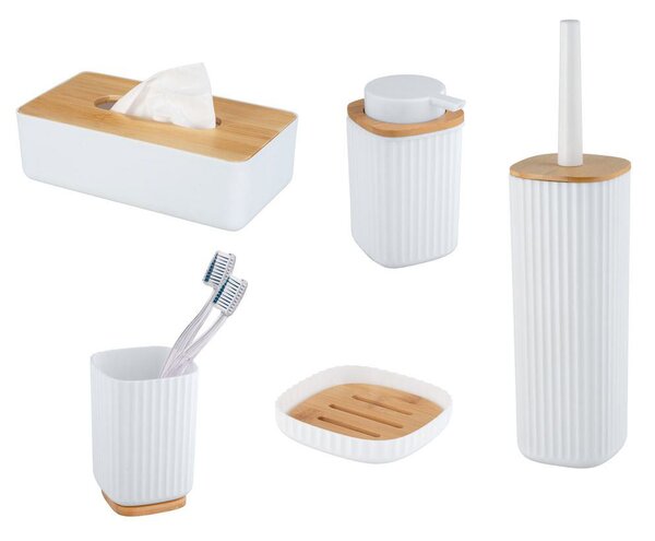 Dispenser Μπάνιου 250ml (8.9x7.5x12.7) Wenko Rotello White 25294100
