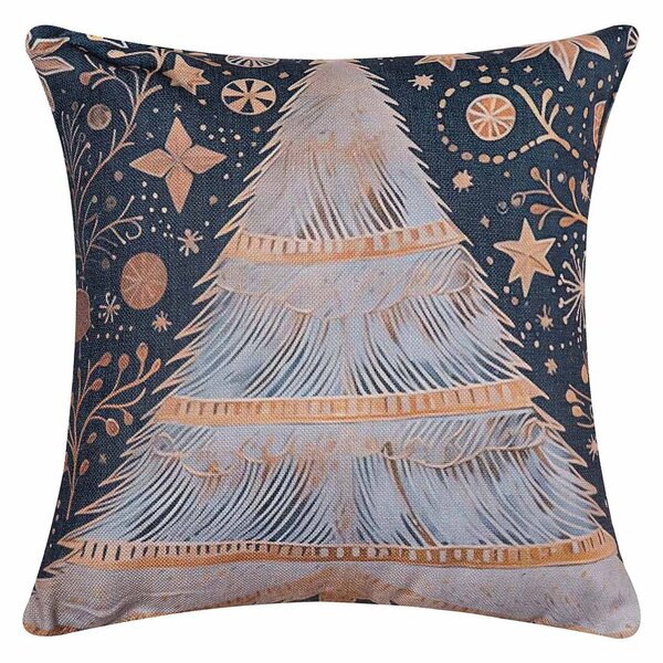 Χριστουγεννιάτικη Μαξιλαροθήκη (45x45) Silk Fashion KS2025-22