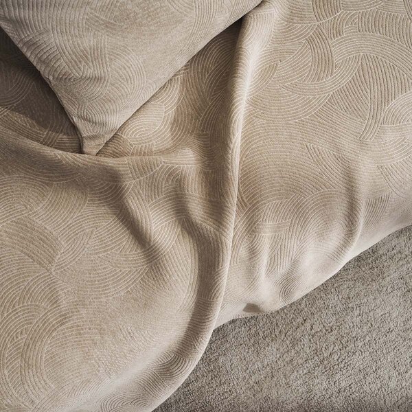 Ριχτάρι Καναπέ Διθέσιου Βελουτέ (180x250) Gofis Home Nimbus Warm Beige 447/39