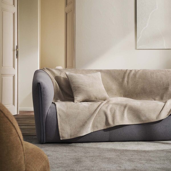 Ριχτάρι Καναπέ Διθέσιου Βελουτέ (180x250) Gofis Home Nimbus Warm Beige 447/39