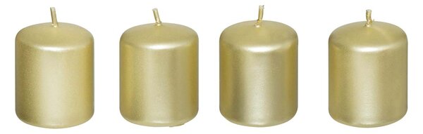 Κεριά (Σετ 4τμχ) A-S Satin Gold 199238