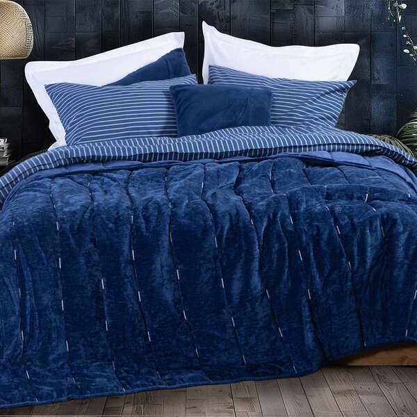 Λεπτό Πάπλωμα Υπέρδιπλο (220x240) Nautica By Nef-Nef Homeware Nau Coast True Navy