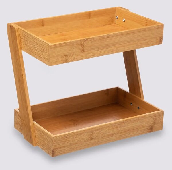 Ραφιέρα Οργάνωσης Κουζίνας (31.5x22.5x26) F-V Tray Organizer Bamboo 169186