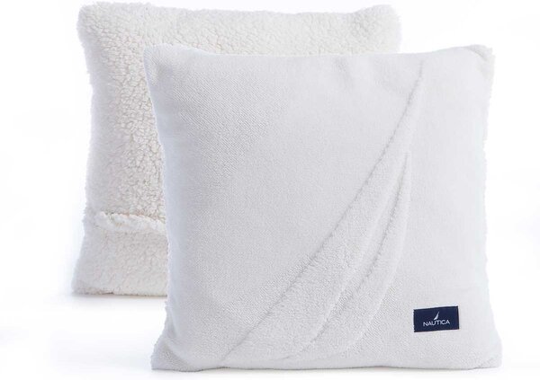 Διακοσμητικό Μαξιλάρι Fleece 2 Όψεων (45x45) Nautica By Nef-Nef Homeware Nau Coast Ecru