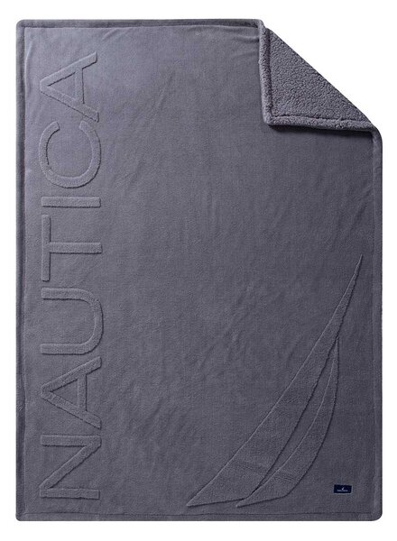 Κουβέρτα Καναπέ Fleece (130x180) Nautica By Nef-Nef Homeware Nau Coast Grey