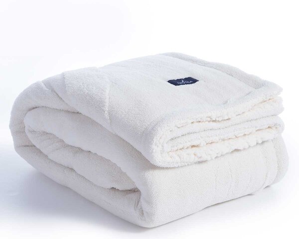 Κουβέρτα Καναπέ Fleece (130x180) Nautica By Nef-Nef Homeware Nau Coast Ecru
