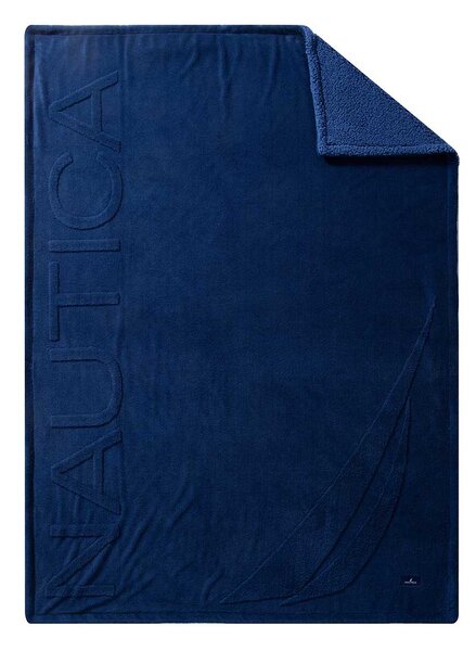 Κουβέρτα Καναπέ Fleece (130x180) Nautica By Nef-Nef Homeware Nau Coast True Navy
