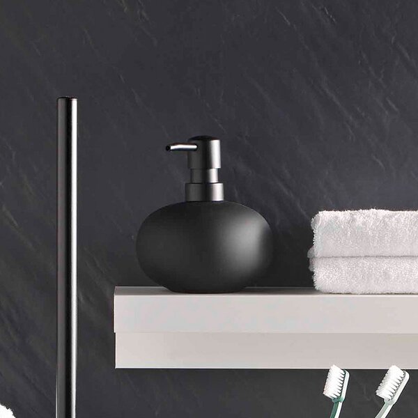 Dispenser Μπάνιου (Φ11.2x12.8) L-C Mambo Black 1801386